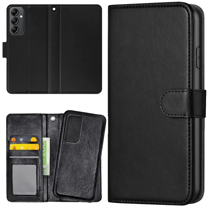 Wallet Case For Samsung Galaxy S24 Plus, Black
