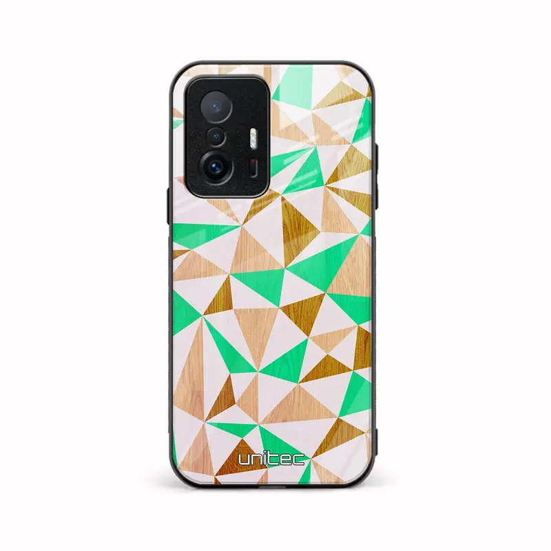 Xiaomi 11T 5G Unitec suojakuori, Triangle wood