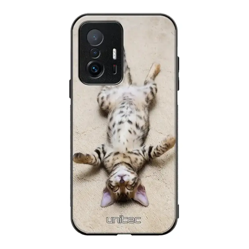 Xiaomi 11T kissa suojakuoret - Relaxing Cat