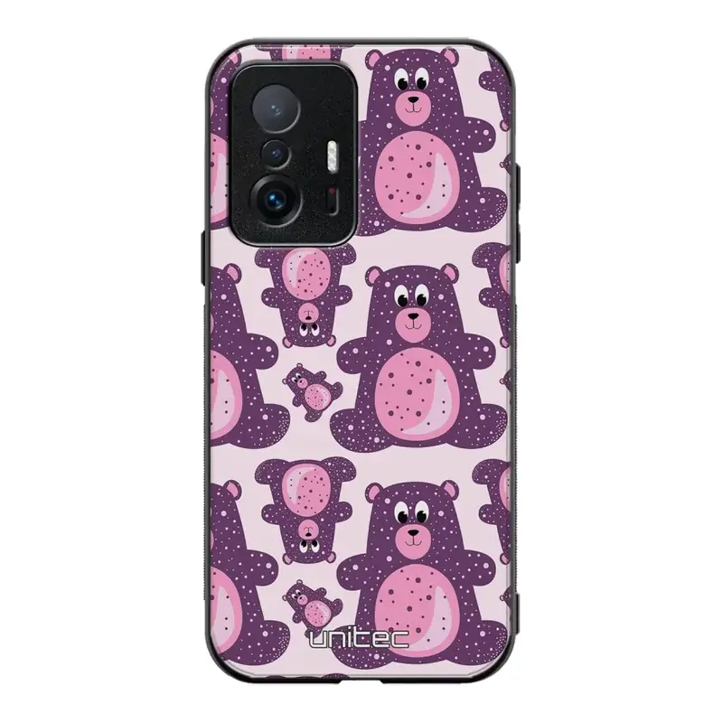 Xiaomi 11T Pro suojakuoret - Purple Teddy Bear
