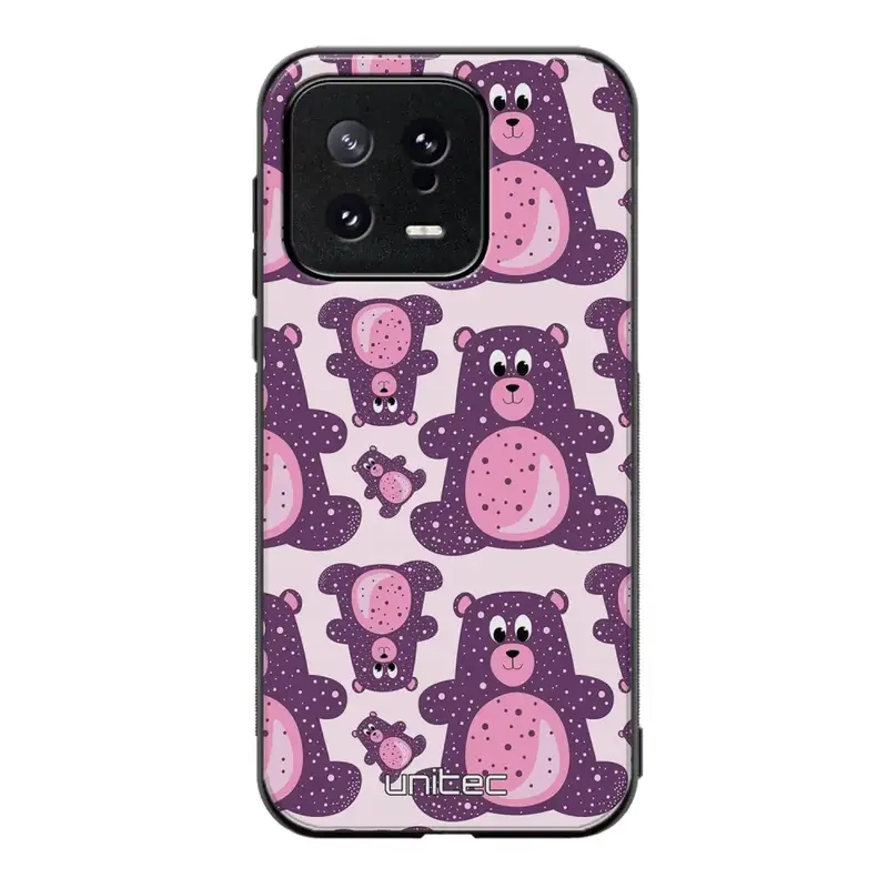 Xiaomi 13 suojakuoret - Purple Teddy Bear