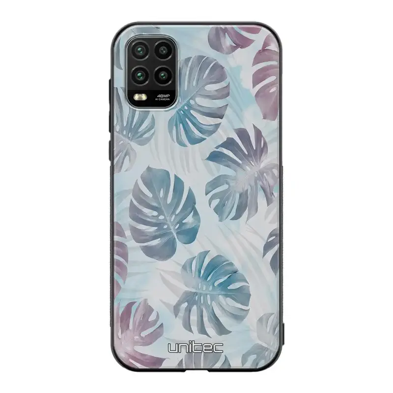 Xiaomi Mi 10 Lite kukka suojakuoret - Monstera Texture