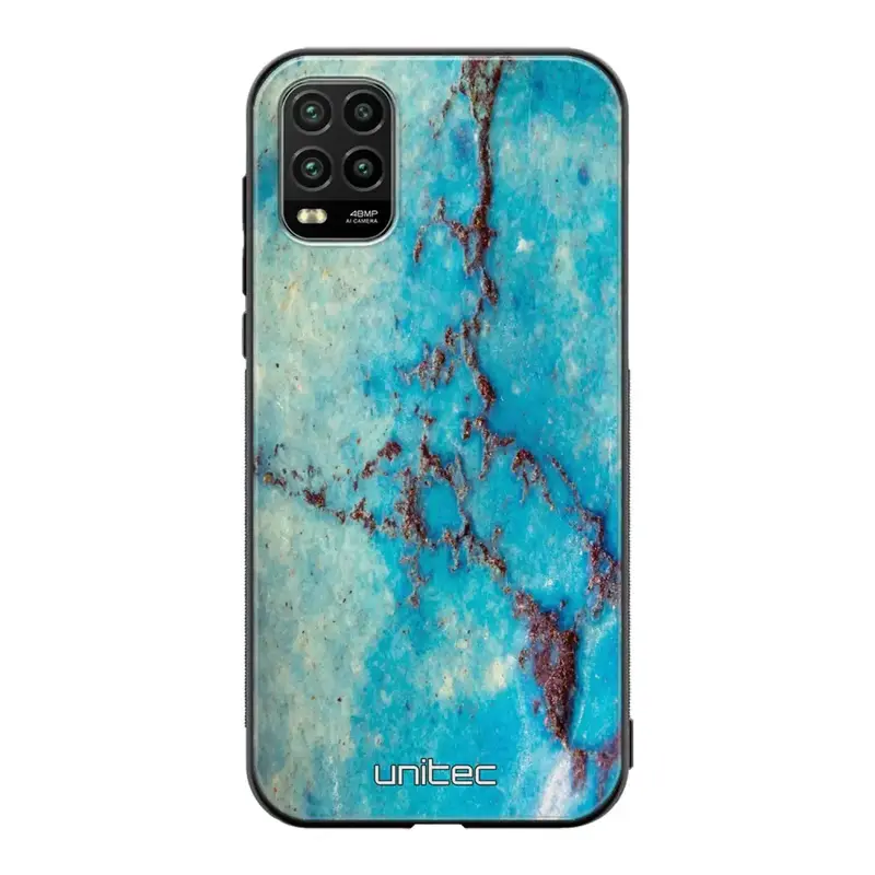 Xiaomi Mi 10 Lite marmori suojakuoret - Turquoise Marble
