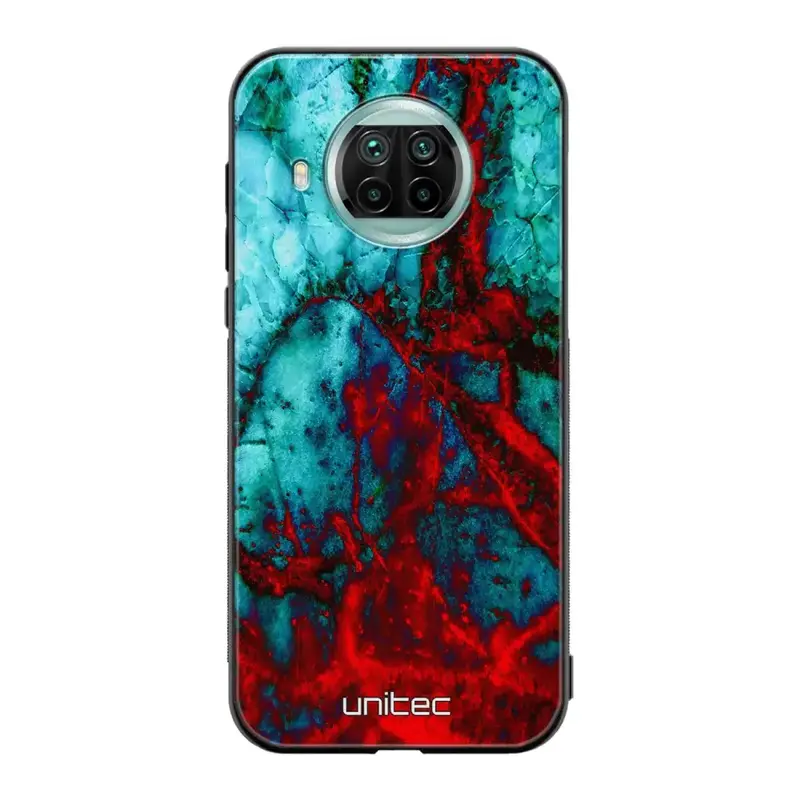 Xiaomi Mi 10T Lite marmori suojakuoret - Blue Red Marble