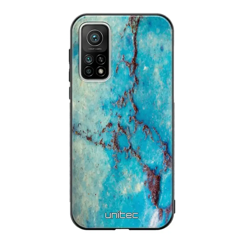 Xiaomi Mi 10T marmori suojakuoret - Turquoise Marble
