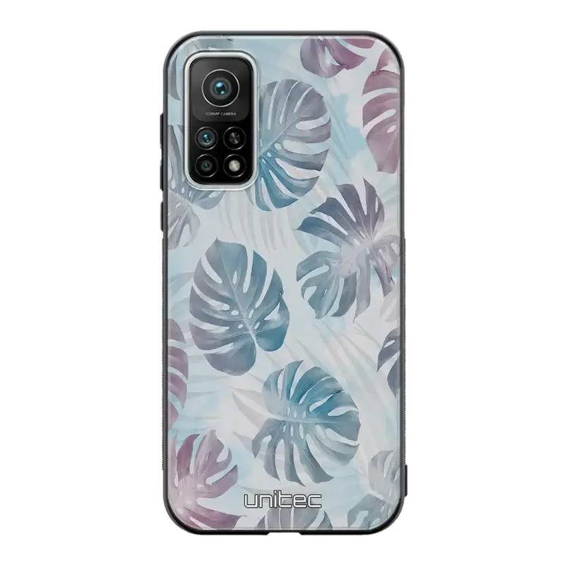 Xiaomi Mi 10T Pro kukka suojakuoret - Monstera Texture