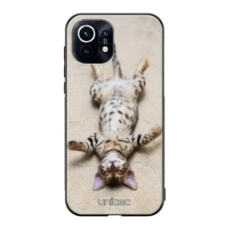 Xiaomi Mi 11 kissa suojakuoret - Relaxing Cat