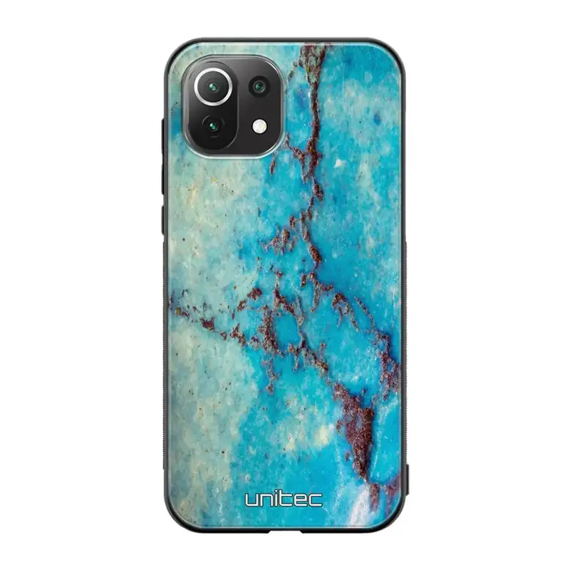 Xiaomi Mi 11 Lite marmori suojakuoret - Turquoise Marble
