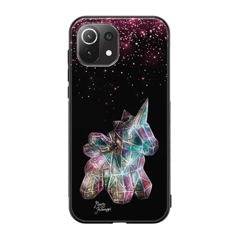 Xiaomi Mi 11 Lite unicorn suojakuoret - Pinkki - Noora Kämppi
