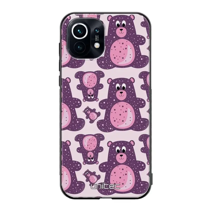 Xiaomi Mi 11 suojakuoret - Purple Teddy Bear