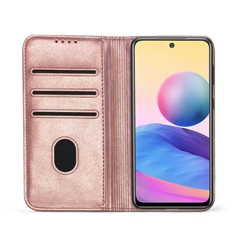 Xiaomi Mi 11 Unitec Lompakko Suojakotelo Ruusukulta