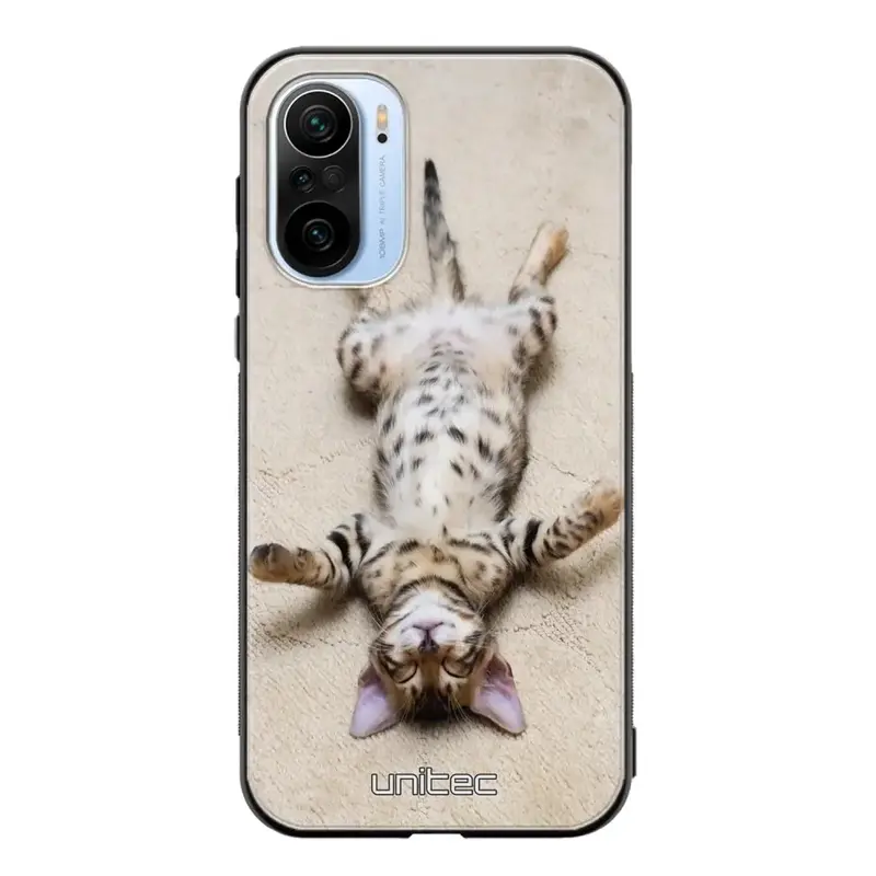 Xiaomi Mi 11i kissa suojakuoret - Relaxing Cat
