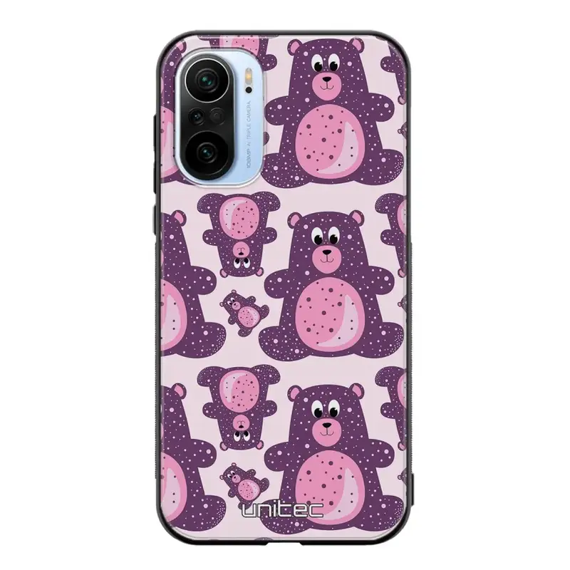 Xiaomi Mi 11i suojakuoret - Purple Teddy Bear