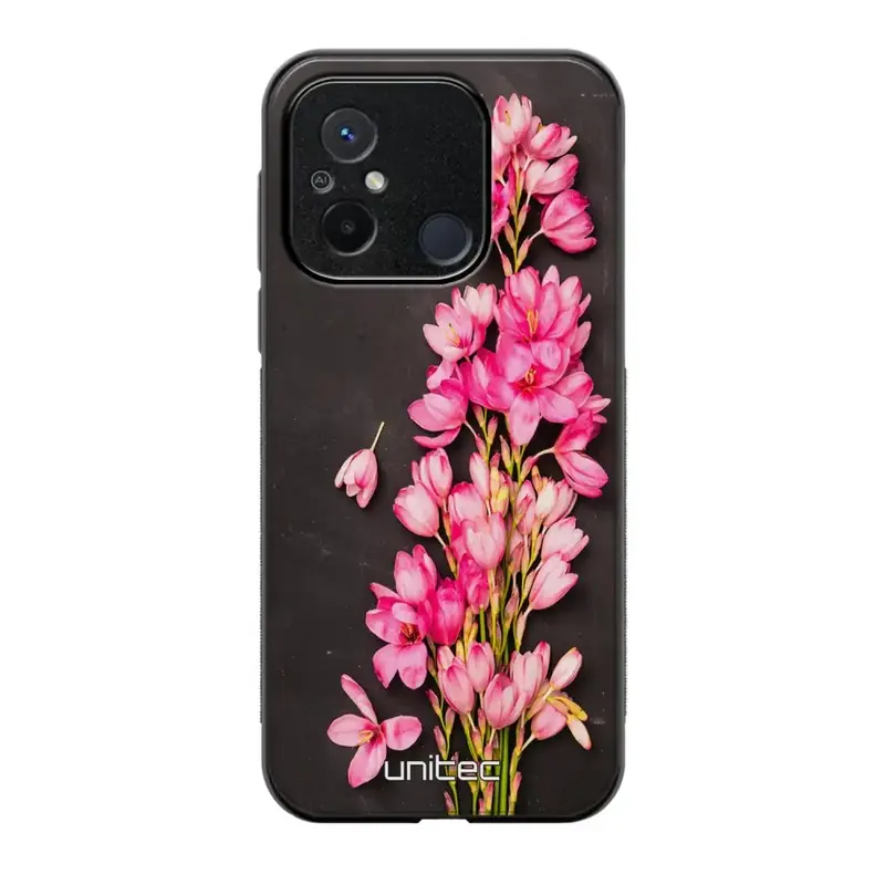 Xiaomi Redmi 12C kukka suojakuoret - Pink Flowers