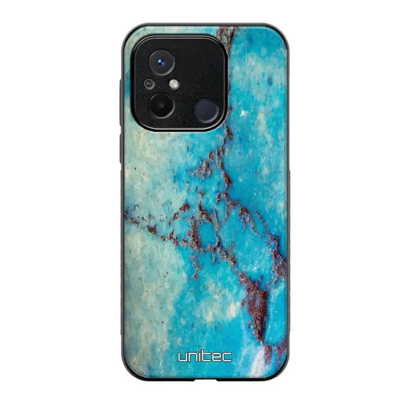 Xiaomi Redmi 12C marmori suojakuoret - Turquoise Marble