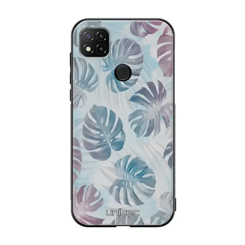 Xiaomi Redmi 9C kukka suojakuoret - Monstera Texture