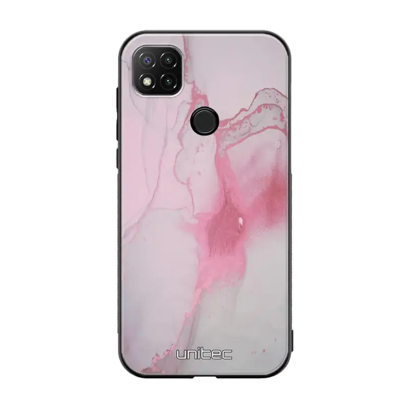 Xiaomi Redmi 9C marmori suojakuoret - Pink Pok Rie