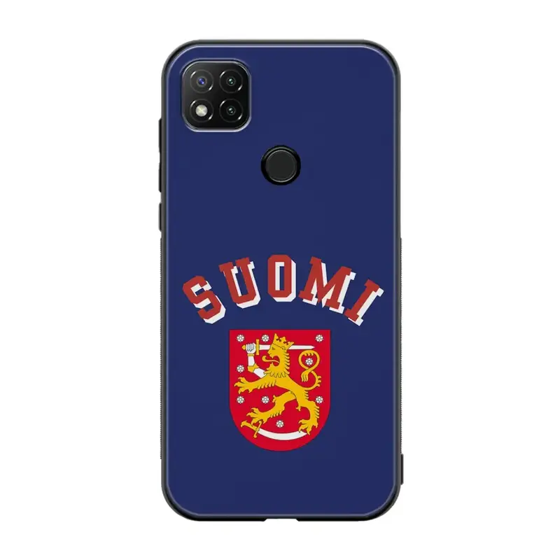 Xiaomi Redmi 9C NFC jääkiekko suojakuoret - Leijonat Suomi
