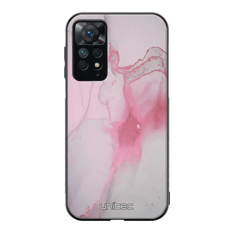 Xiaomi Redmi Note 11 marmori suojakuoret - Pink Pok Rie
