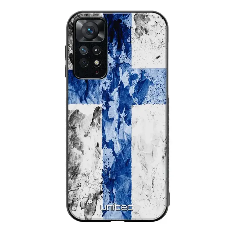 Xiaomi Redmi Note 11 Pro suojakuoret - Painted Finnish Flag