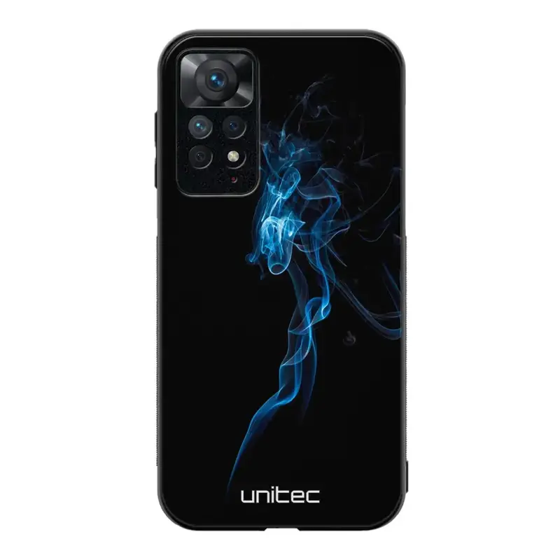 Xiaomi Redmi Note 11 suojakuoret - Blue Smoke On Black