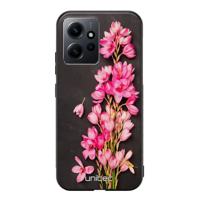 Xiaomi Redmi Note 12 4G kukka suojakuoret - Pink Flowers