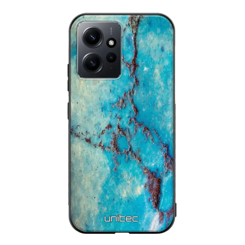 Xiaomi Redmi Note 12 4G marmori suojakuoret - Turquoise Marble