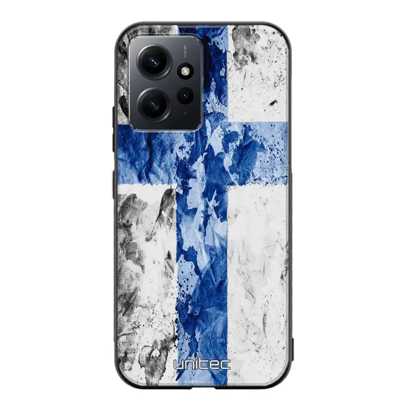 Xiaomi Redmi Note 12 4G suojakuoret - Painted Finnish Flag