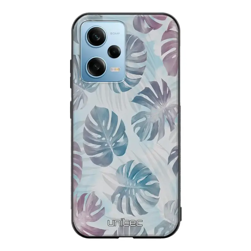 Xiaomi Redmi Note 12 5G kukka suojakuoret - Monstera Texture