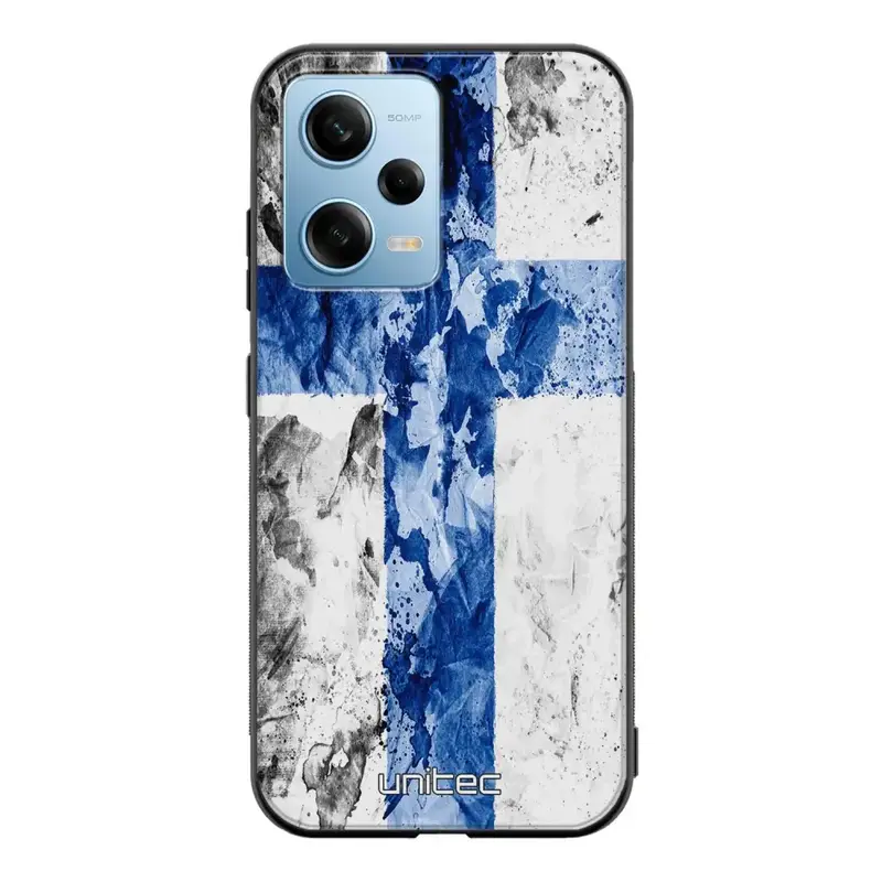 Xiaomi Redmi Note 12 Pro suojakuoret - Painted Finnish Flag