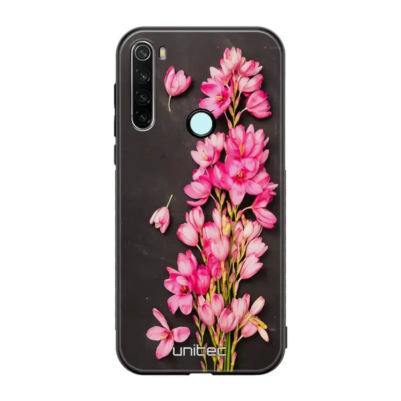 Xiaomi Redmi Note 8T kukka suojakuoret - Pink Flowers