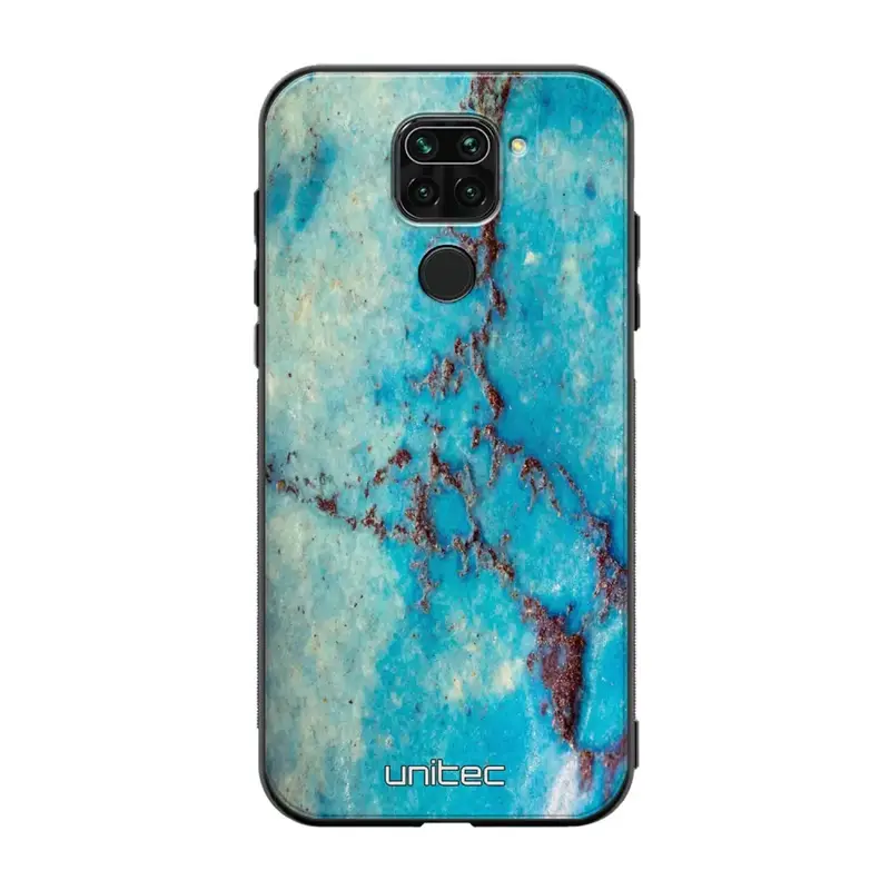 Xiaomi Redmi Note 9 marmori suojakuoret - Turquoise Marble