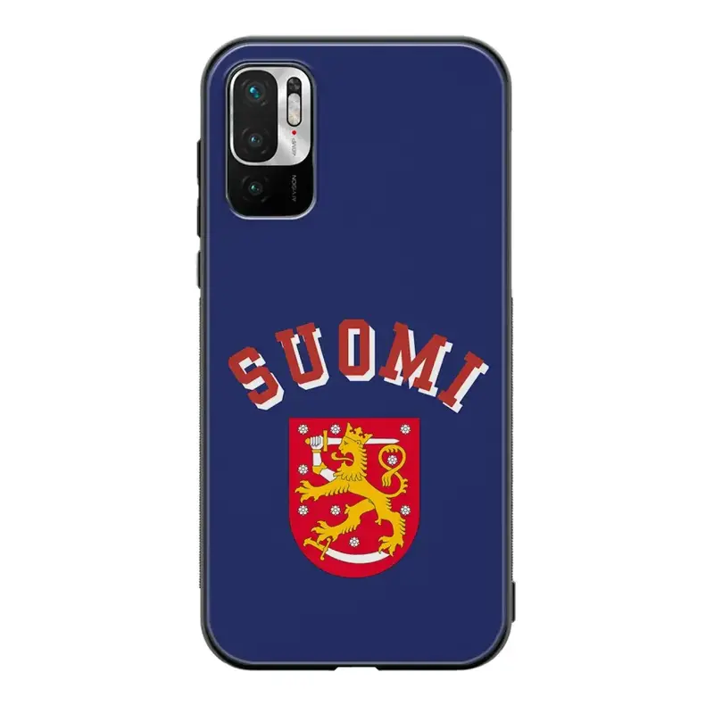 Xiaomi Redmi Note 9 Pro jääkiekko suojakuoret - Leijonat Suomi