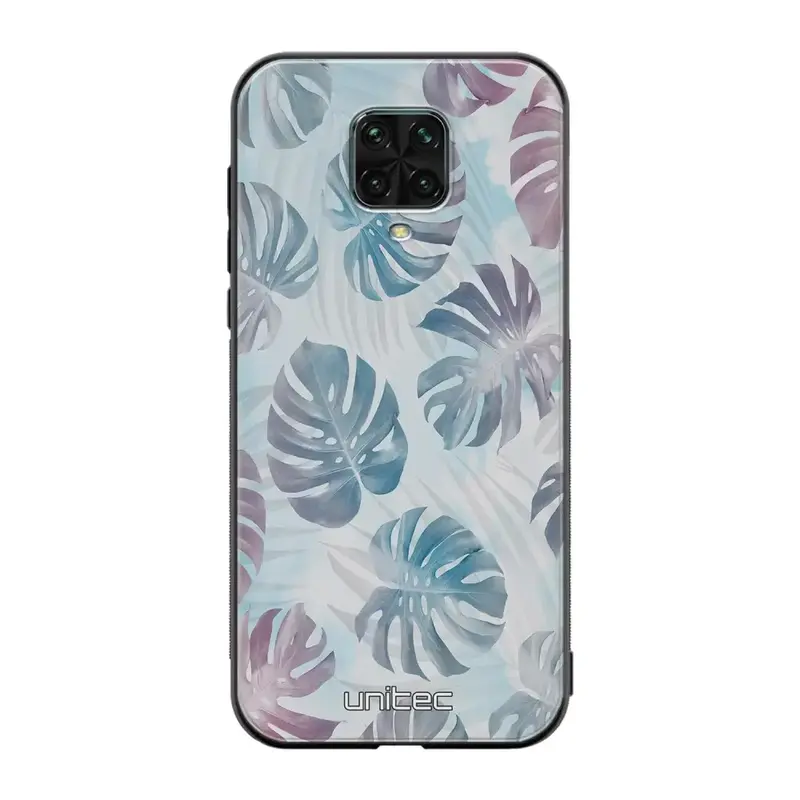 Xiaomi Redmi Note 9 Pro kukka suojakuoret - Monstera Texture