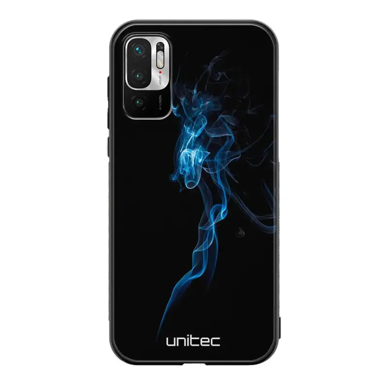 Xiaomi Redmi Note 9 Pro suojakuoret - Blue Smoke On Black