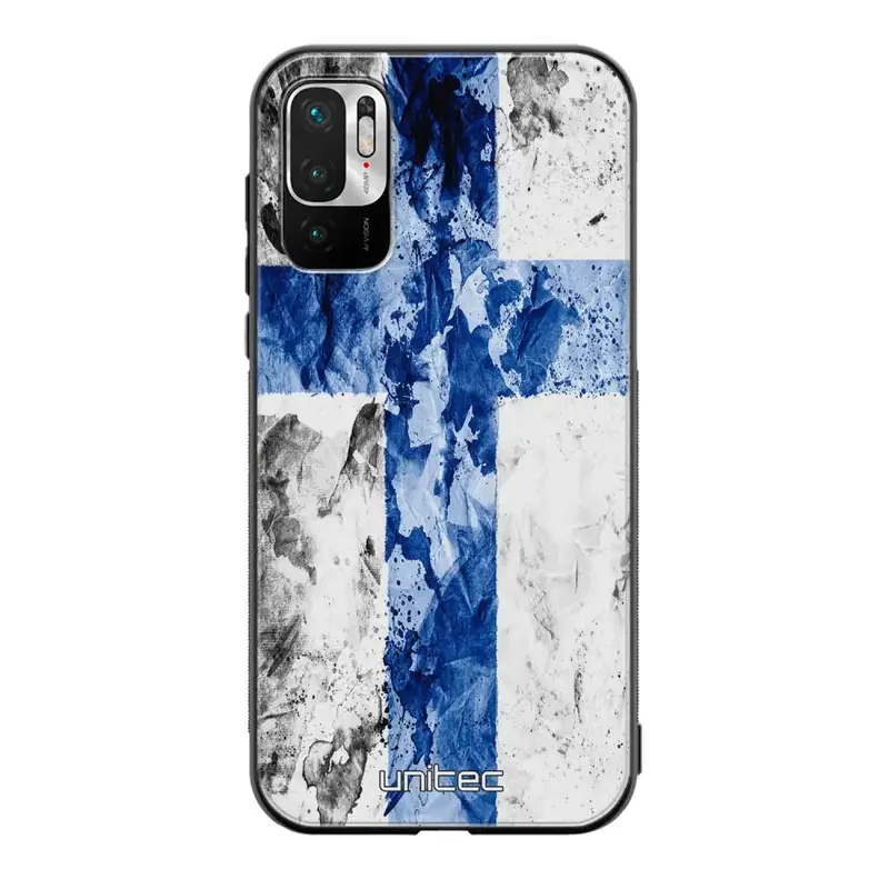 Xiaomi Redmi Note 9 Pro suojakuoret - Painted Finnish Flag