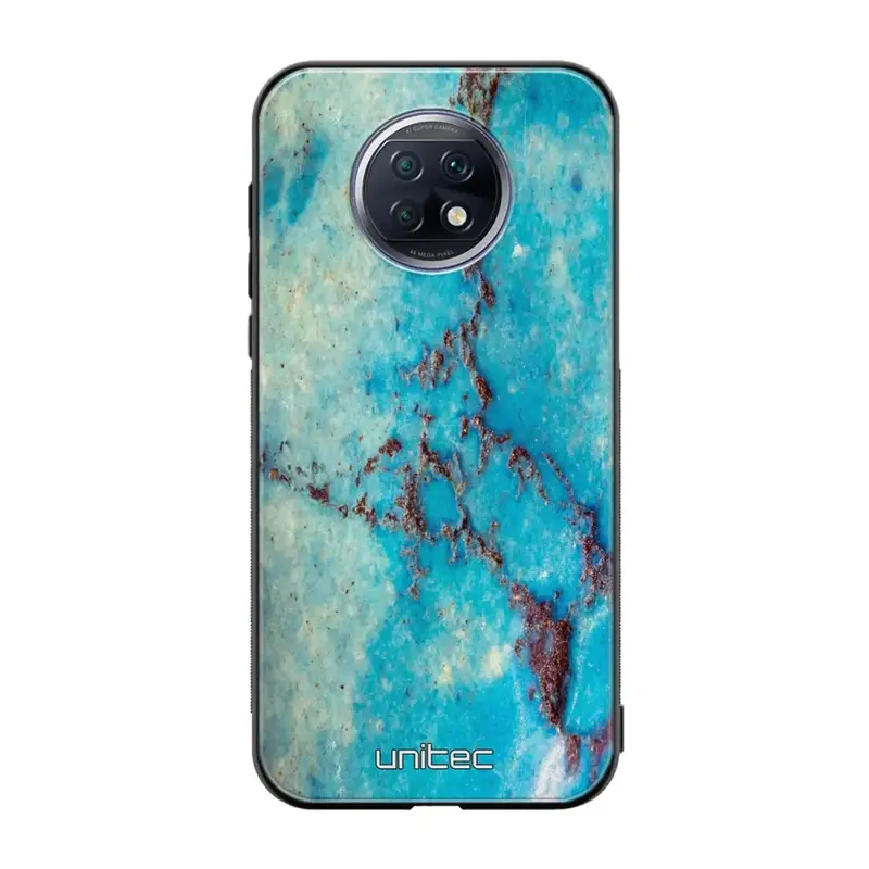 Xiaomi Redmi Note 9T marmori suojakuoret - Turquoise Marble