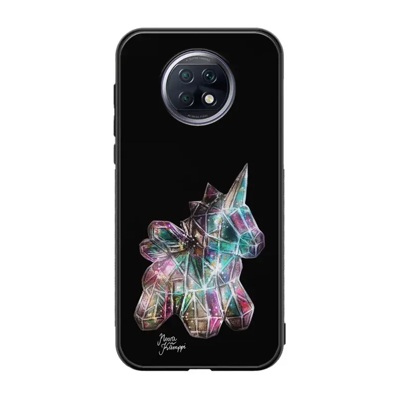 Xiaomi Redmi Note 9T unicorn suojakuoret - Musta - Noora Kämppi