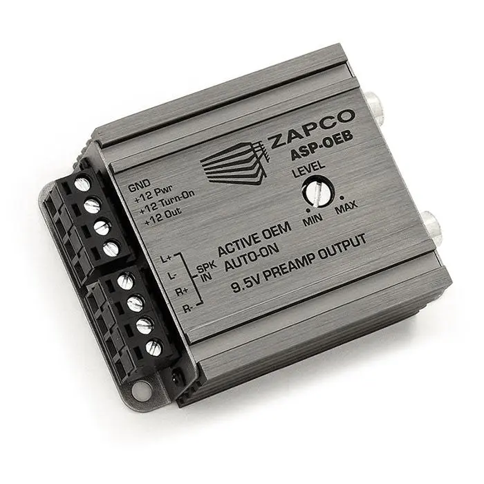 Zapco ASP-OEB kaiutintaso-linjamuunnin - 2-kanavainen, 9,5 V RMS