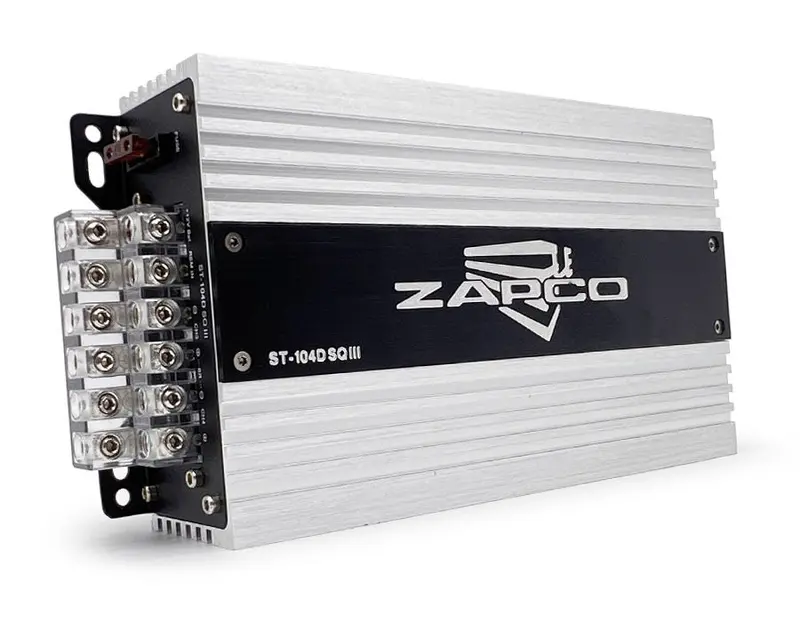 Zapco ST-104D SQ III 4-kanavainen Luokka D SQ Kompaktivahvistin
